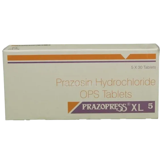 prazopress xl 5mg tablet 30's